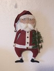 Ooak Primitive Christmas Santa Claus Folk Art Handmade Doll 15  Poppywise