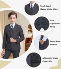 Boys  Suit Kids Formal Tuxedo Suits For Boys Wedding Outfits Dress Vest Pants   