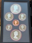 1984 Royal Canadian Mint Double Struck Silver Dollar Proof Set 7 Bu Coins Coa