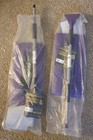 2 Pack Snowjoe Light Weight Winter Extended Pole Jumbo 2 In 1 Snow Broom  Purple