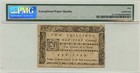 1776 March 5   1 4 New York Colonial Note Fr ny-187 Pmg Au50 Epq