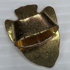 Bsa Philmont Scout Ranch Arrowhead Neckerchief Slide Gold Tone Nm Qss-46