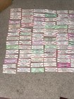 Large Lot Of 150 Original Jukebox 45 Record Title Strips  p109