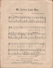 1900 My Little Lady Bug Antique Vaudeville Sheet Music A Blackville Love Ditty