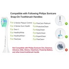 Philips Sonicare Replacement Toothbrush Heads 10 Pack Soft Blue