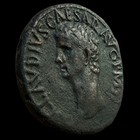 Claudius Ae As Minerva Reverse Ric 100 Sear 1861 Ancient Roman Coin Ad 41-42