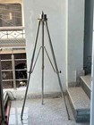 Vintage Nautical Floor Standing Steel Tripod Antique Heavy Silver Best Quality