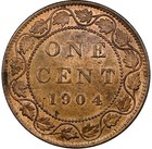 Canada - 1904 Edward Vii Large Cent - Ngc Ms63rb - Choice Mark Free Surfaces 