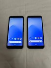 Google Pixel 3a - 64 Gb - Black  unlocked  - Lot Of 2 - Used
