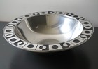 Rwp Wilton Armetale Pewter Bowl Serving Salad Mixing 14-5 8  Groovy Large   read
