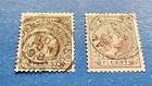 Netherlands Stamps  Scott 42  42a Used