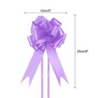 20pcs 5  Large Pull Bow Big Gift Wrapping Bows Ribbon Light Purple