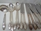 Vintage 1847 Rogers Bros  First Love Intl  Silverplate 75 Pieces Flatware