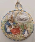 Vintage Fw   Co  1999 Beatrix Potter  Peter Rabbit Round Hot Pads  Set Of 2
