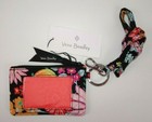 Vera Bradley Zip Id Case And Lanyard Set Tangerine Twist 1 Piece