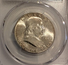 1953 Pcgs Ms66 Franklin Half     Key Date Pq Nearly Fbl -  Great Eye Appeal     