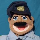 Melissa And Doug Police Officer Cop Hand Puppet Plush Doll Toy No Stick