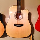     fast Shipping     acoustic Guitar  soft Case gig Bag  strap  extra Strings 