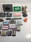 Mixed Lot Of 34 Rubber Stamps Xmas Animals  Flowers  Stamp Pads   Ink Es-2