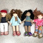 Teenie Beanie Boppers 8    Lot Of 4 Dolls Sassy Star Penelope Jessie Sabrina
