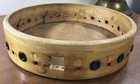 Vintage 10    Banjo Pot Closed Back Wooden Rim Tension Hoop Head Parts Luthier