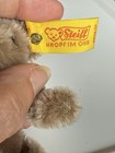 Vintage Steiff Original Honey Teddy Bear Mini 3   mohair  0201 11 Button Tag