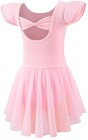 Ballet Leotards For Girls Toddler Dance Leotards 4-6 Years S1_ballet Pink