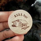 Vintage Wooden Nickel Railroad New Freedom Pa Centennial 1873 1973 Ncrr Depot