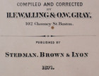 Old Authentic 1871 Map   Worcester County  Massachusetts  xlg17x26    Free S h