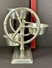 Vintage Everlast Aluminum Ferris Wheel Mcm Party Condiment Candy Snack Server