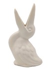 Vintage Red Wing Pelican Ash Receiver   Bud Vase White Glaze 880 6 In  1939