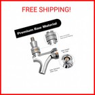 Stainless Steel Core Draft Beer Faucet Polished Brass Beer Faucet For Keg Tap To