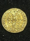Sasa 1789-97 Italy Venice Gold Zecchino 1z Christ Ducat Holed Filled