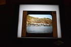 Vtg Antique Glass Plate 4  X 3  Negative - Hillside lake View St  John s  Color