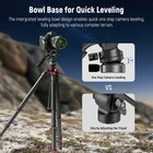 Neewer Gm27d Tripod Fluid Head W   10   Leveling  Arca Qr Plate  8 8lb Load