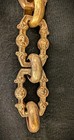 Antique Vtg  French Bronze Chandelier Chain  Heavy Duty  Gas   Oil