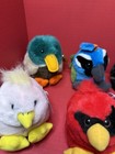 Vintage Lot Of 10 Puffkins Assorted Birds With Tags