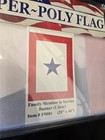    Super Poly Banner Family Member In Service 1 Star 29  X 40  Model F9001 New