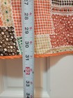 Vintage Handmade Fall   Thanksgiving Full Bib Coverall Apron Cottagecore - Nice 