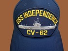 Uss Independence Cv-62 Navy Ship Hat U s Military Official Ball Cap U s a Made
