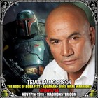 Temuera Morrison Signed Photo Star Wars  Attack Of The Clones Jango Fett