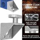 4 Pack Upgraded Shipping Container Ground Anchors  Hot Dipped Galvanized Steel S