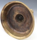 Large Bell Base Brass Candlestick 17th Century