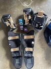 Hayabusa T3 Mma boxing muai Thai Gloves  Shin Guards  Helmet   And Wrist Wraps 