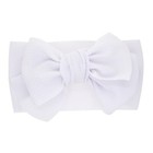Baby Girls Large Bow Headband Infant Toddler Knot Hair Band Head Wrap Handmade