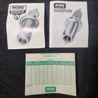 Rcbs 20537 9mm Luger Carbide Sizing Die Sizer With Case   Manuals Vintage Omark