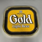 6- Vtg New Nos Olympia Gold Light Beer Sign Gitter Rare Old Stock W  Box Store