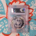 2008 Rwanda Gorilla 1 Oz  999 Silver Wildlife 1st Year Pcgs Pr68dcam Top Pop