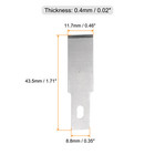 60pcs Exacto Knife Blades  21 Hobby Knife Replacement Blades Refills