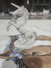 Vintage Unicorn Figurine Omc Japan Otagiri Ceramic Porcelain White 5    X 2 5 8   